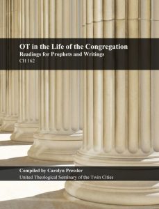 Cover OT in the Life of the Congregation
