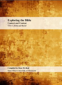 Cover Exploring the Bible: Context and Content