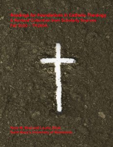 Cover Readings for Foundations In Catholic Theology